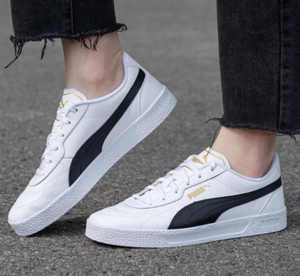 Giày Puma Club Zone 'White Black' 383919-04 - Ảnh 4