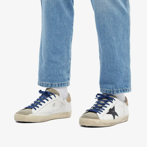 Giày Golden Goose Super Star Distressed 'White' GMF00101-F003208-11178 - Ảnh 3