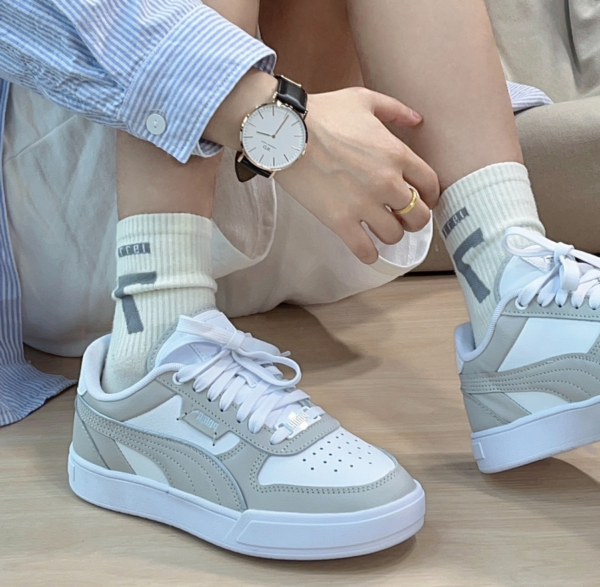 Giày Puma Caven Dime ' White Beige' 384953-11 - Ảnh 6