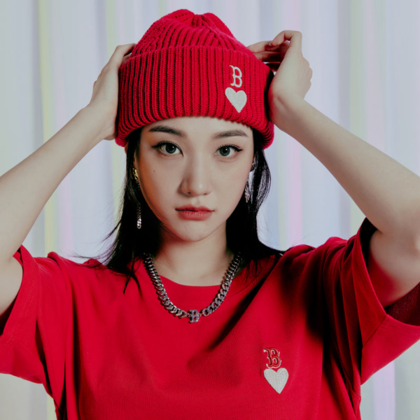 Mũ MLB Heart Beanie Boston Redsox 3ABNM0916-43RDS - Ảnh 2