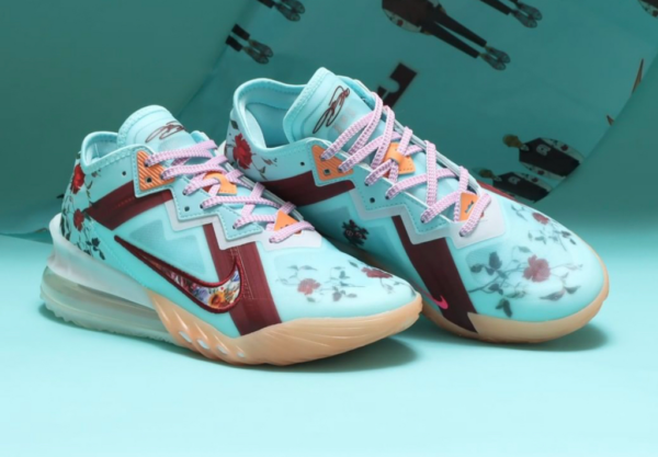Giày Nike Mimi Plange x LeBron 18 Low 'Daughters' CV7562-400 - Ảnh 2