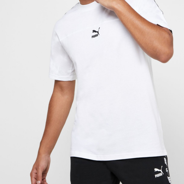 Puma XTG Short Sleeve Tee Top White 595309-02 - Ảnh 3