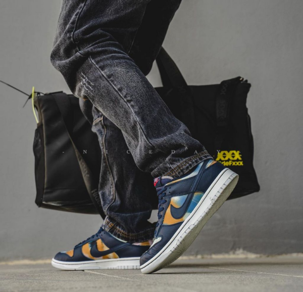 Giày Nike Dunk Low 'Graffiti Navy' DM0108-400 - Ảnh 2