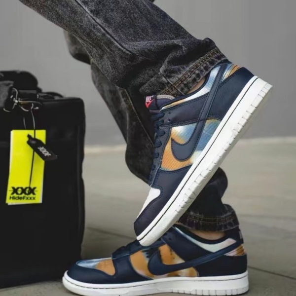 Giày Nike Dunk Low 'Graffiti Navy' DM0108-400 - Ảnh 4