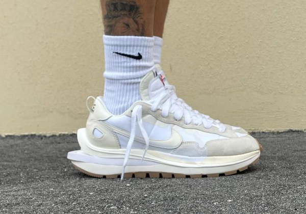 Giày Nike Sacai x VaporWaffle 'Sail Gum' DD1875-100 - Ảnh 3