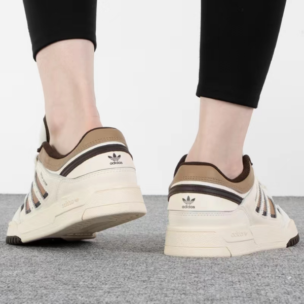 Giay Adidas Drop Step Low 'White Brown' H03684