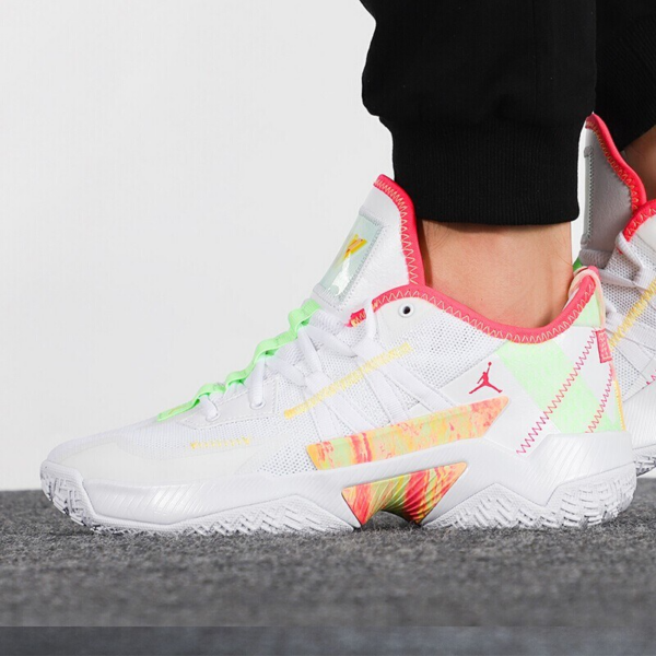 Giày Nike Jordan One Take 2 'White Hyper Pink' CW2458-163 - Ảnh 12