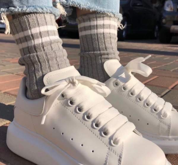 Giày Alexander McQueen Oversized 'White' 2019 553680-WHGP5-9000 - Ảnh 5