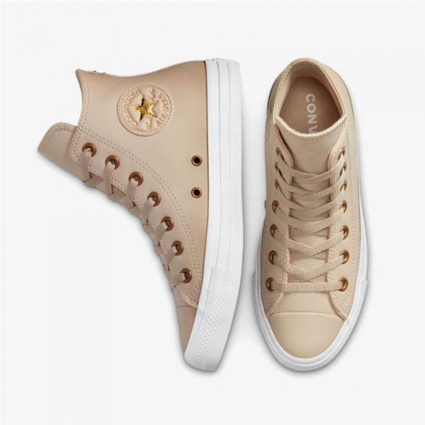 Giày Converse Chuck Taylor All Star Go Gold High 'Farro GoldWhite' 568660V - Ảnh 4