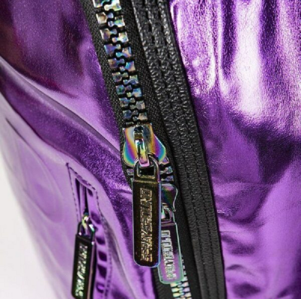 Balo SPRAYGROUND Purple Fine Gold Backpack - Ảnh 2