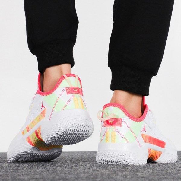 Giày Nike Jordan One Take 2 'White Hyper Pink' CW2458-163 - Ảnh 11