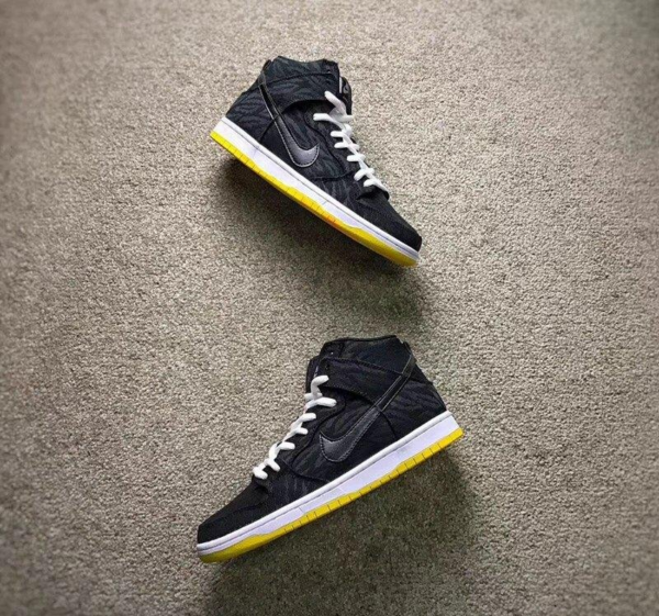 Giày Nike SB Dunk High 'Skunk' 305050-034 - Ảnh 9