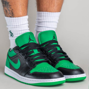 Giay Nike Air Jordan 1 Low 'Lucky Green' 553560-065