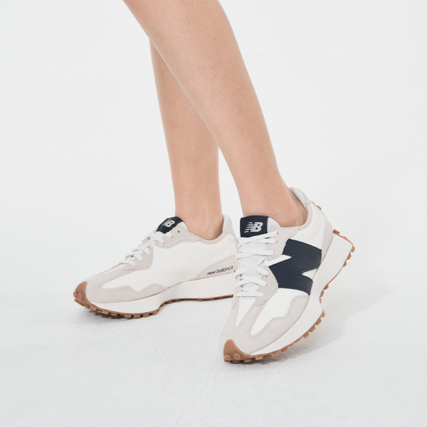 Giày New Balance Wmns 327 'Grey Navy' WS327KB - Ảnh 3
