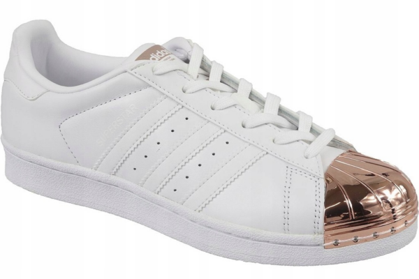 Giày Adidas Wmns Superstar Metal Toe 'White Copper Metallic' BY2882 - Ảnh 3