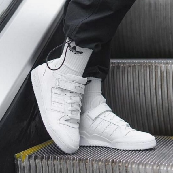 Giày Adidas Forum Low J 'Triple White' FY7973 - Ảnh 3