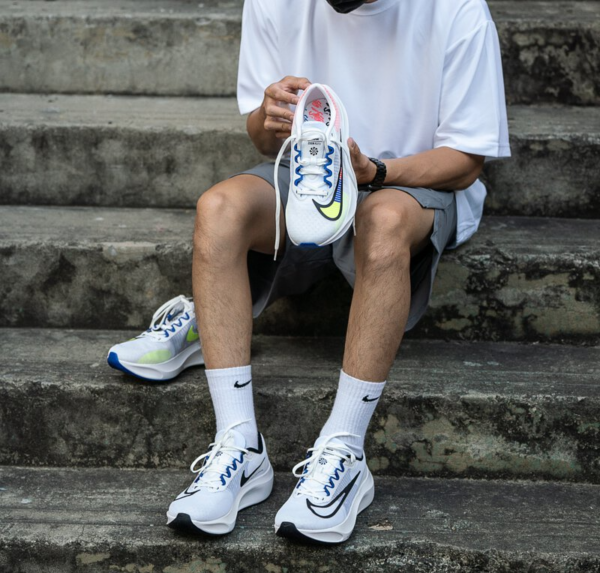 Giày Nike Zoom Fly 5 'White Black Old Royal' DZ2769-101 - Ảnh 4