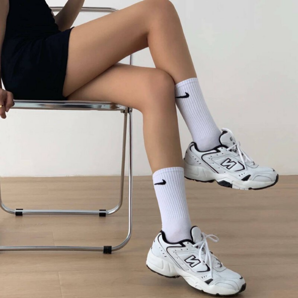 Giày New Balance Wmns 452 'White Black' WX452SB - Ảnh 2