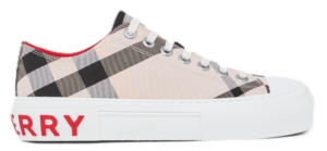 Giày Burberry Check Cotton Sneakers 'Buttermilk' 80525651