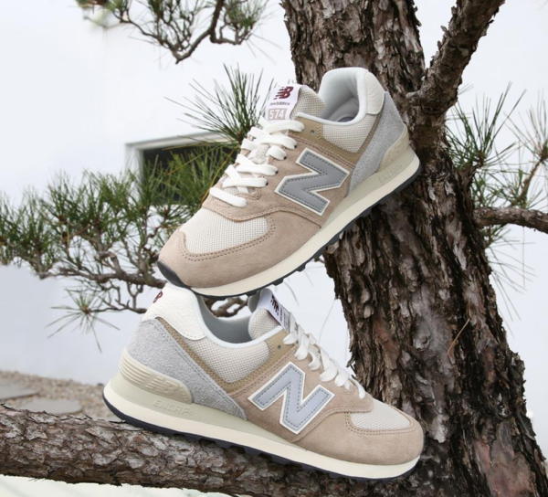 Giày New Balance 574 Lunar New Year 'Mindful Grey' U574LN2 - Ảnh 2