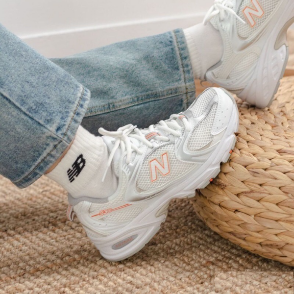 Giày New Balance 530 'White Orange' MR530AC - Ảnh 3