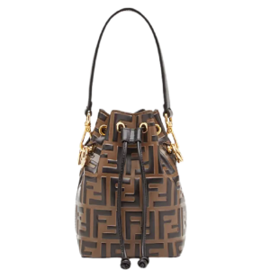 Túi Fendi Mon Tresor Leather Mini-Bag 'Brown' 8BS010A659F13VK