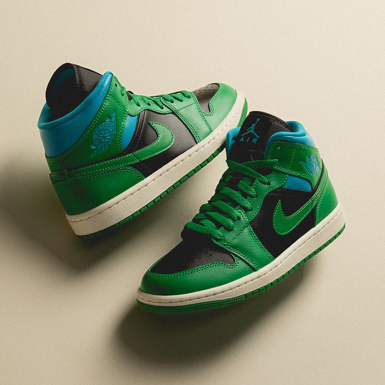 Giay Nike Air Jordan 1 Mid 'Lucky Green Aquatone' BQ6472-033