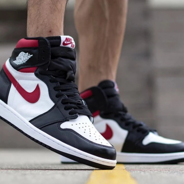 Giày Nike Air Jordan 1 Retro High 'Black Gym Red' 555088-061 - Ảnh 6