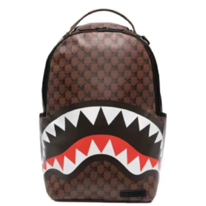 Balo Sprayground Skull Check In Paris Brown 910B3554NSZ