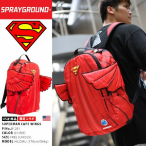 Alternative view of Balo SPRAYGROUND Superman Cape Wings Backpack