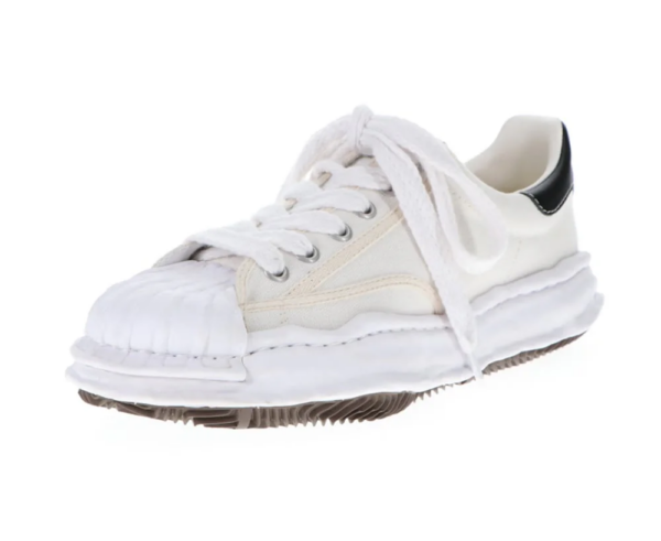 Giày Maison Mihara Yasuhiro Blakey OG Sole Canvas Low-top A06FW704-WHITE - Ảnh 9