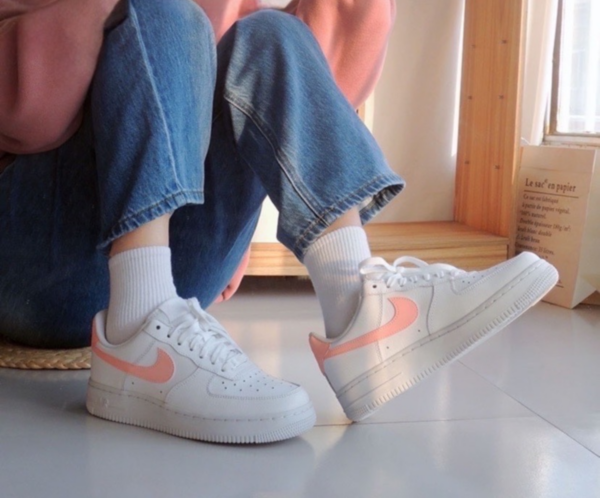 Giày Nike Wmns Air Force 1 '07 'Oracle Pink' AH0287-102 - Ảnh 3