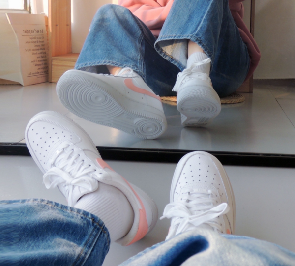 Giày Nike Wmns Air Force 1 '07 'Oracle Pink' AH0287-102 - Ảnh 4