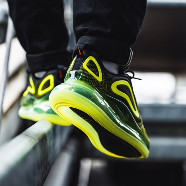 Giày Nike Air Max 720 GS 'Black Volt' AQ3196-005 - Ảnh 3