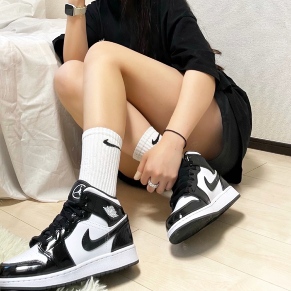 Giày Nike Air Jordan 1 Mid SE GS 'All Star 2021' DD2192-001 - Ảnh 3