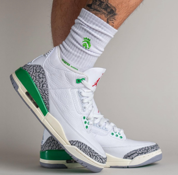Giay Nike Air Jordan 3 Retro 'Lucky Green' CK9246-136