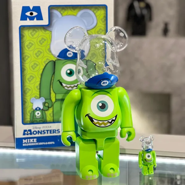 Mô hình Bearbrick x Monster x Mike 100% + 400% & 1000% - Ảnh 3