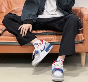 Giay Nike Air Jordan Legacy 312 Low GS 'White French Blue' CD9054-104