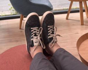 Giay Coach Clip Low Top Sneaker Jacquard 'Black' CI077-BLK