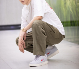 Alternative view of Giày Nike Air Force 1 Jewel 'Home & Away Grey' CK4392-002