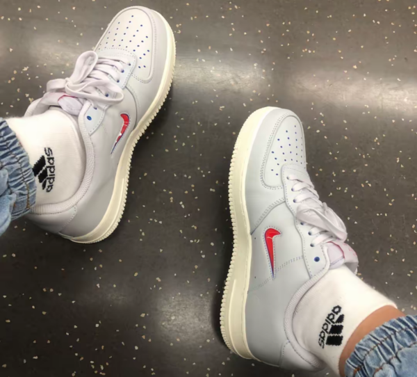Giày Nike Air Force 1 Jewel 'Home & Away Grey' CK4392-002 - Ảnh 3
