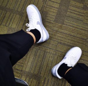 Alternative view of Giày Nike Air Force 1 '07 'White Grey Sole' CK7663-104