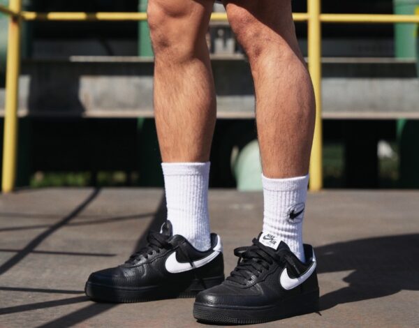 Giày Nike Air Force 1 Low Retro QS 'Black White' CQ0492-001 - Ảnh 4