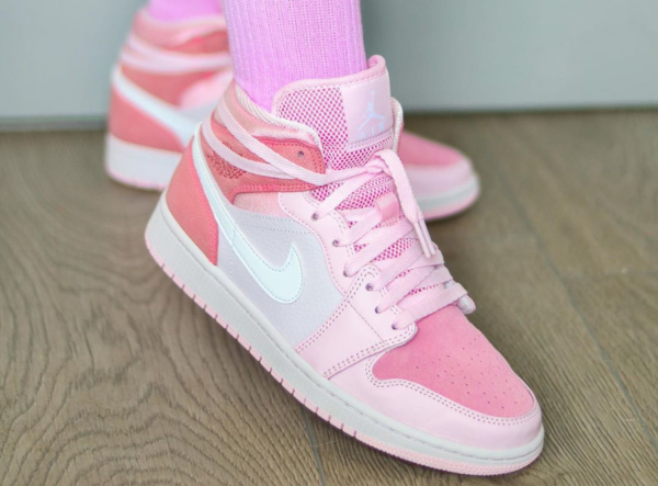Giày Nike Air Jordan 1 Mid 'Digital Pink' CW5379-600 - Ảnh 3
