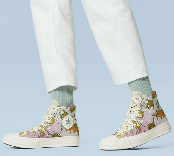 Giay Converse Chuck 70 Summer Florals Hi Beyond 'Pink' A00537C