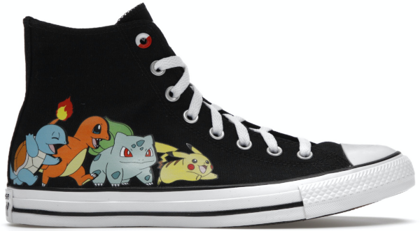 Giày Converse Chuck 70 All Star x Pokemon CTAS High 'Black' A01089C