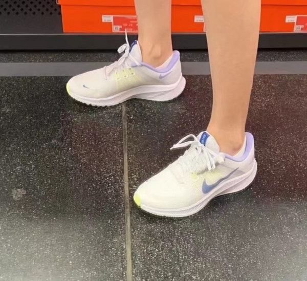 Giày Nike Wmns Quest 4 'White Game Royal' DA1106-101 - Ảnh 2