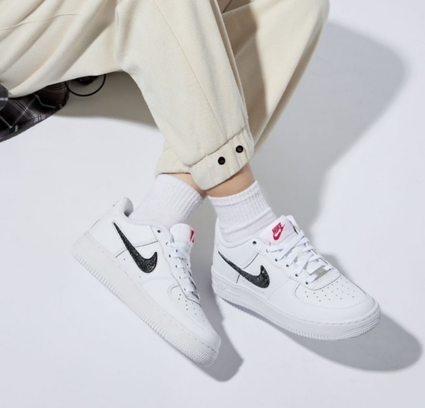 Giày Nike Air Force 1 Low LV8 White Metallic Silver DC9651-100 - Ảnh 9