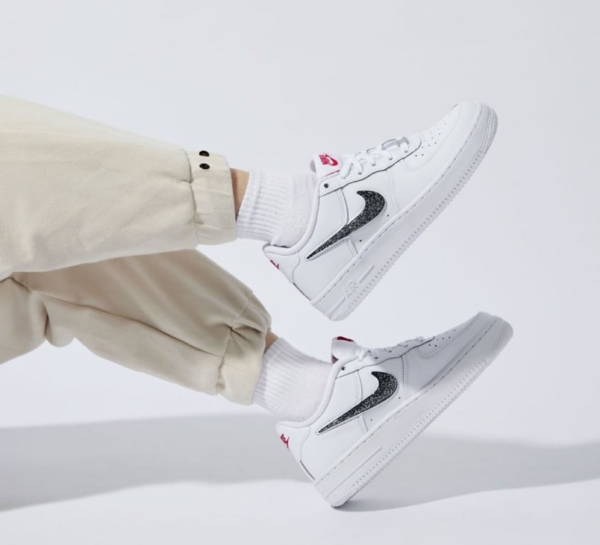 Giày Nike Air Force 1 Low LV8 White Metallic Silver DC9651-100 - Ảnh 6