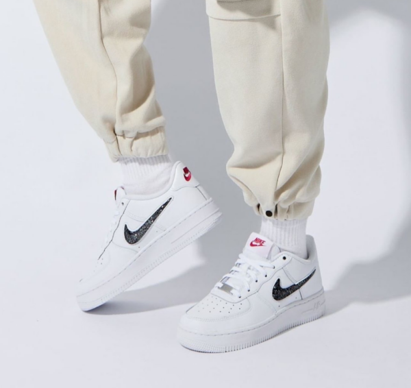 Giày Nike Air Force 1 Low LV8 White Metallic Silver DC9651-100 - Ảnh 8